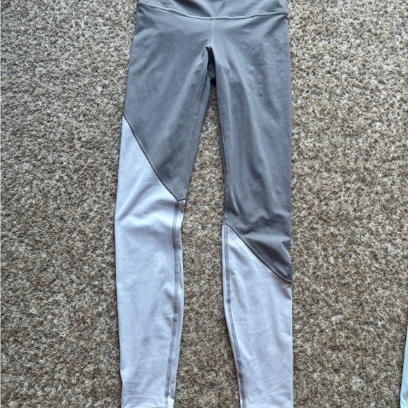 Lululemon Speed Wunder Tight Asym Half Moon Light Chrome Size 4.. 28” - Picture 2 of 7